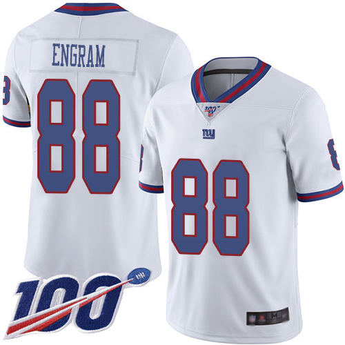 Men New York Giants #88 Evan Engram Limited White Rush Vapor Untouchable 100th Season Football NFL Jersey->youth nfl jersey->Youth Jersey